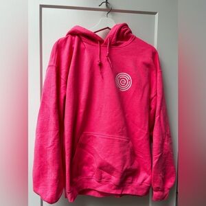 Hot pink hoodie